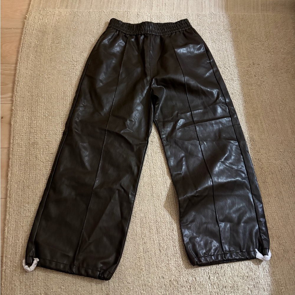 Faux Leather Pants